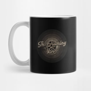 Flaming First Name Retro Tape Pattern Vintage Styles Mug